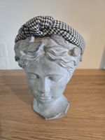 Haarreif Knotenmuster schwarz-weiss, neuwertig!