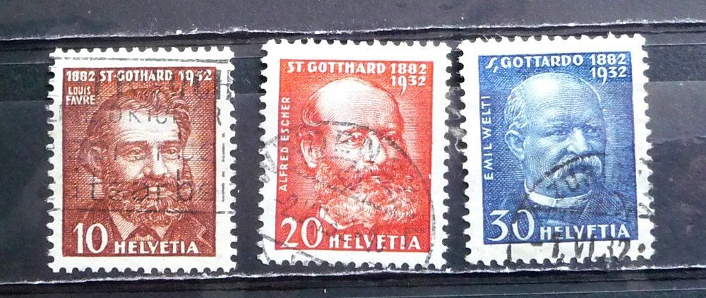 Tutti i francobolli: 1932 Schweiz 10 - 30 gestempelt – Usato da Horgen venduto da FIR-2008