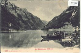 Am Klöntalersee - Ruderboot