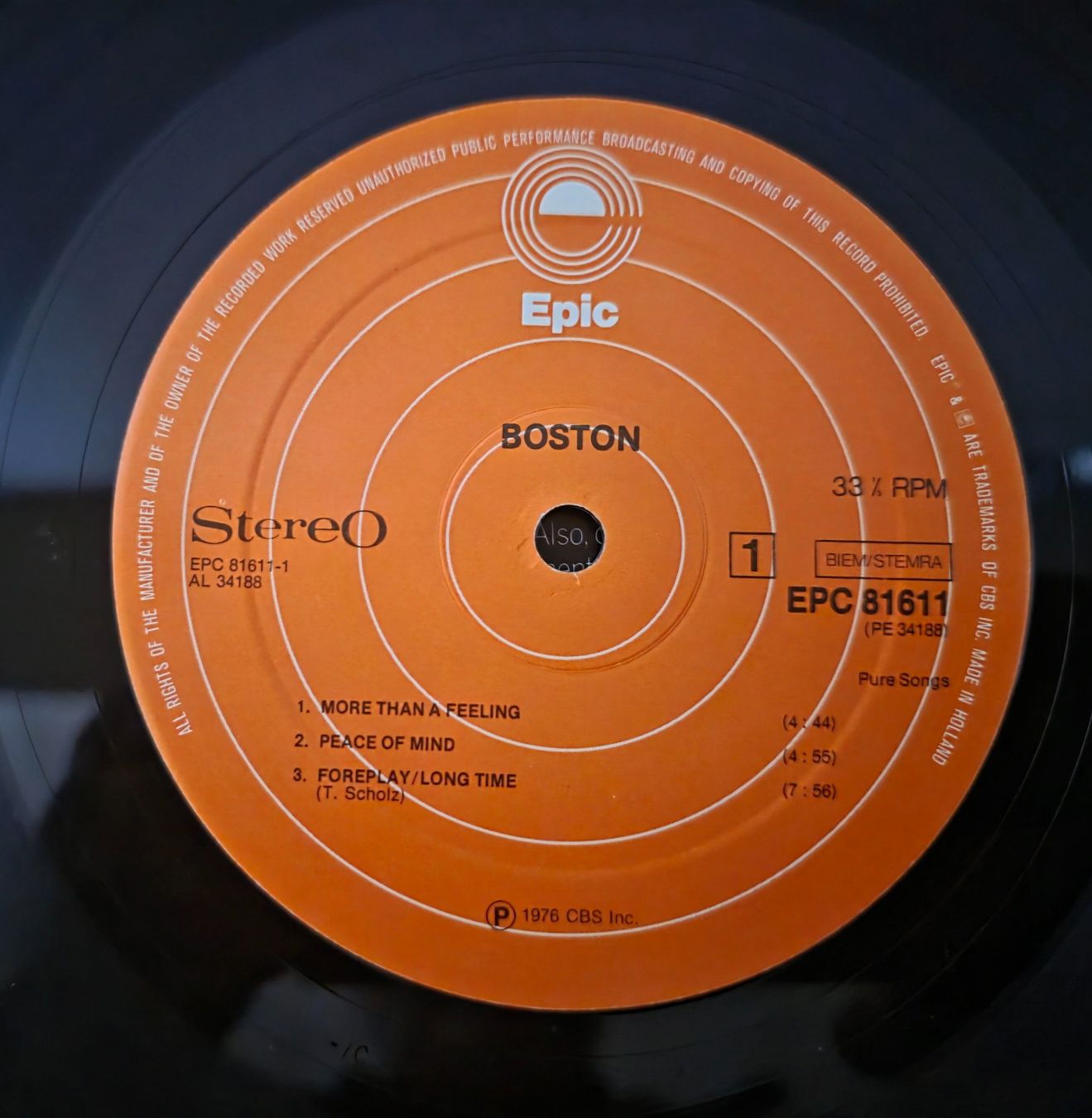 Dischi in vinile: Boston LP – Boston – Usato da Root venduto da atelier22 2