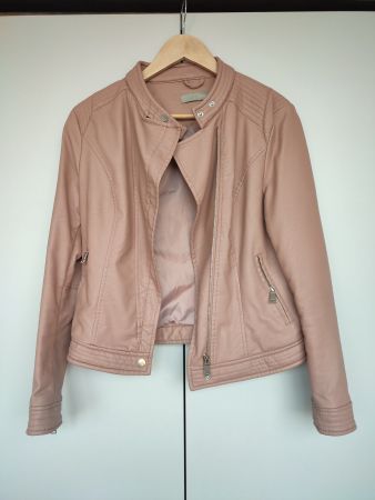 Damen Kunstlederjacke rosa Grösse M Bata
