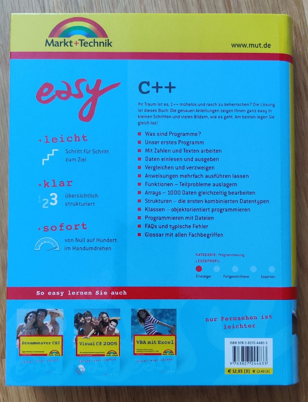 Libri: C++ Buch: Programmieren lernen, einfach und verstendlich! – Usato da Roggwil BE venduto da sun_26kg 1