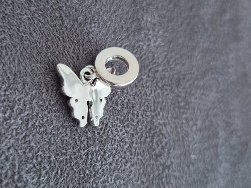 Anhänger: Silber Charm Schmetterling +Garantie – Neu (gemäss Beschreibung) aus Rotkreuz von Carbone_Bijou-Shop 1