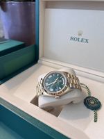 Rolex Day Date 40 Yellow Gold Green NEU