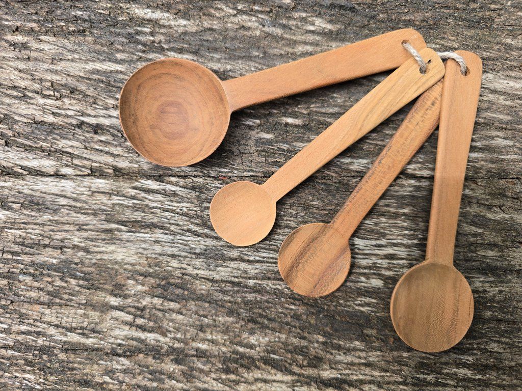 Löffel: Holz: Messlöffel-Set Aprikosenholz-ANGEBOT – Neu (gemäss Beschreibung) aus Romanshorn von Rachacha 2