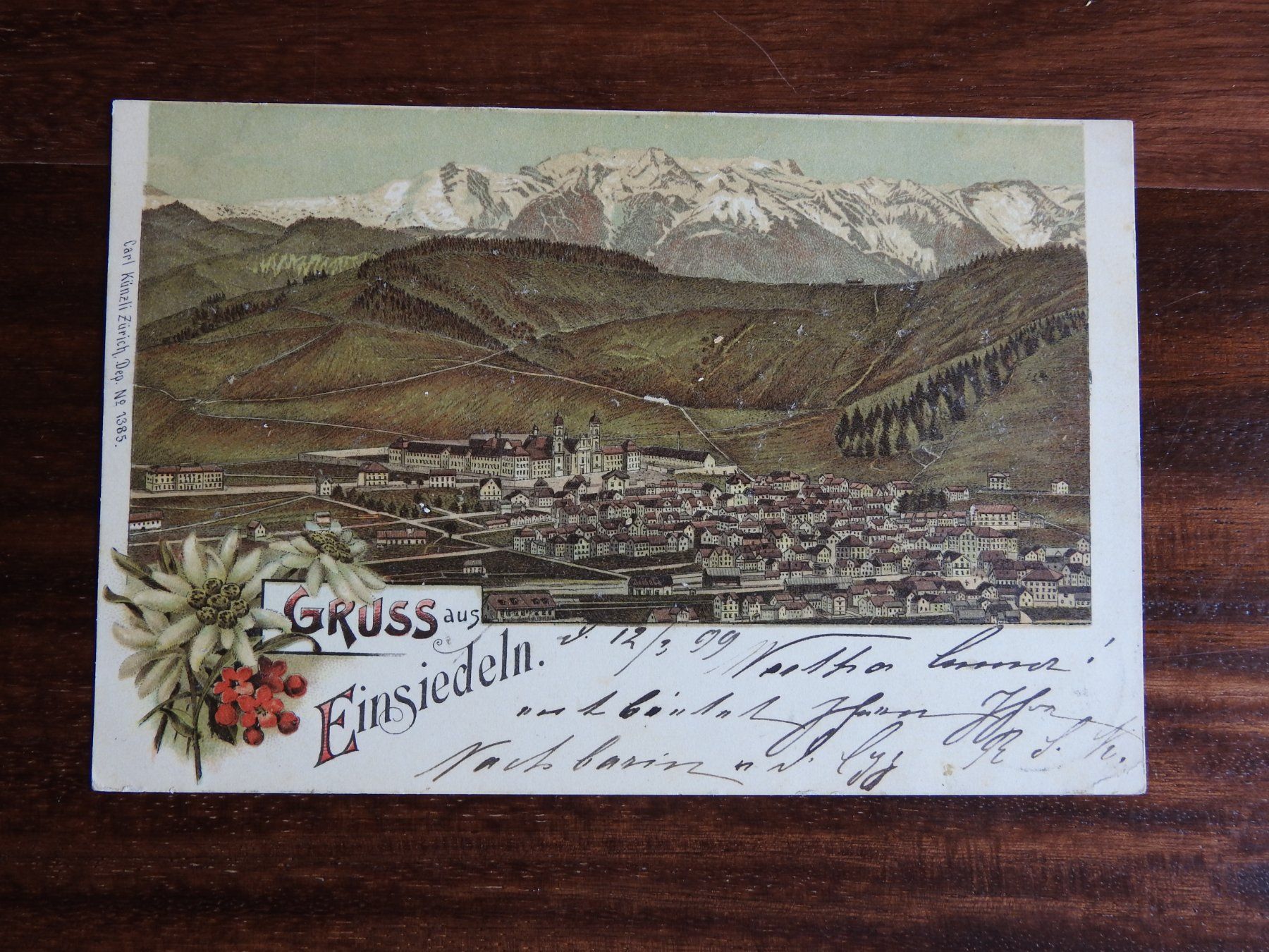 Cartoline postali: Einsiedeln, schöne AK ! – Usato da Rain venduto da 999-800-K