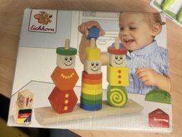 Eichhorn Stapelturm Holzspielzeug, ab 1 Jahr, Top Zustand!