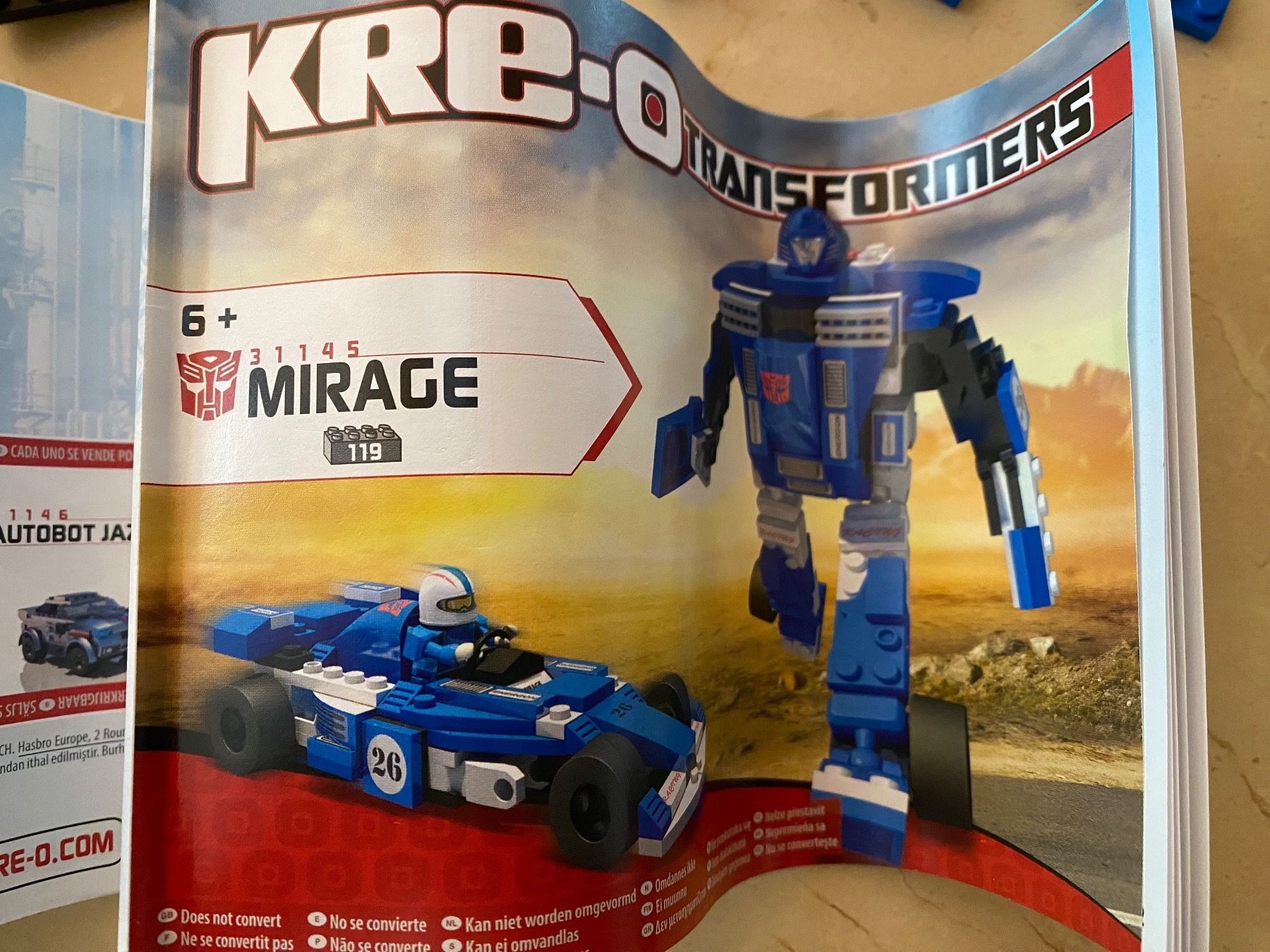 Giocattoli: KRE-O Transformers Mirage Bauset 2in1 – Usato da Schönenbuch venduto da Lyyrli 2