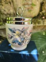 Royal Worcester Eierbecher für 2 Eier Vintage mit Blümchenmu