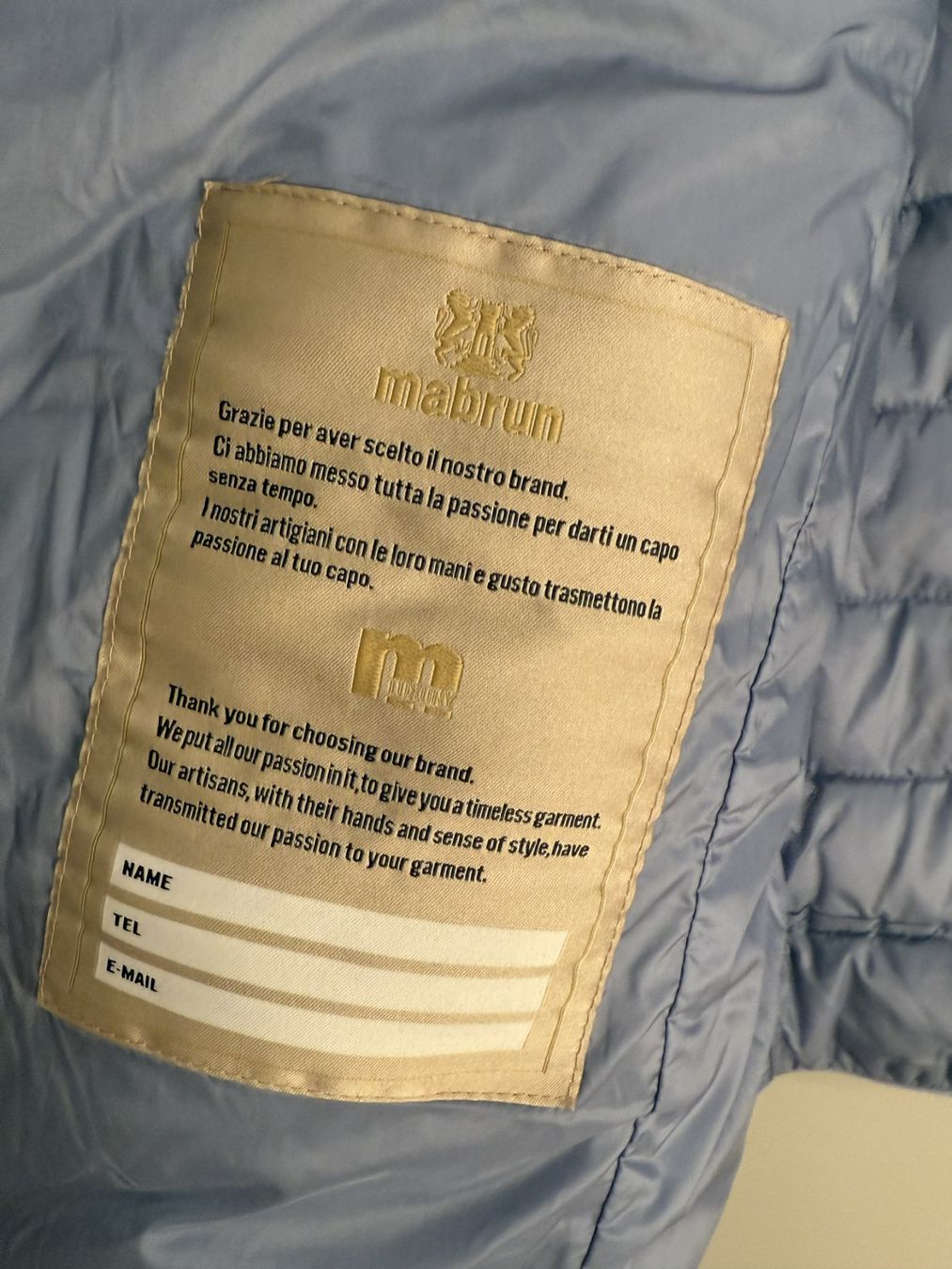 Giacche: Mabrun Damen Daunenjacke hellblau Gr. 38 – Usato da Zürich venduto da SEDRAEN 5