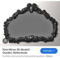 wunderschöner Spiegel Extravagant mit venezianischer Maske"