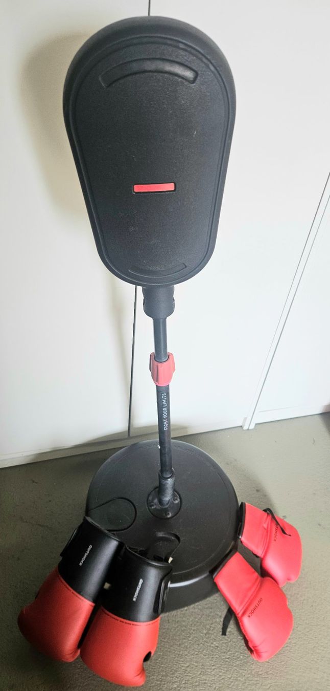Decathlon Sacchi da boxe: Punching Ball mit Handschuhen gebraucht/Kinder & Jugendliche – Usato da Kollbrunn venduto da tsrg2013