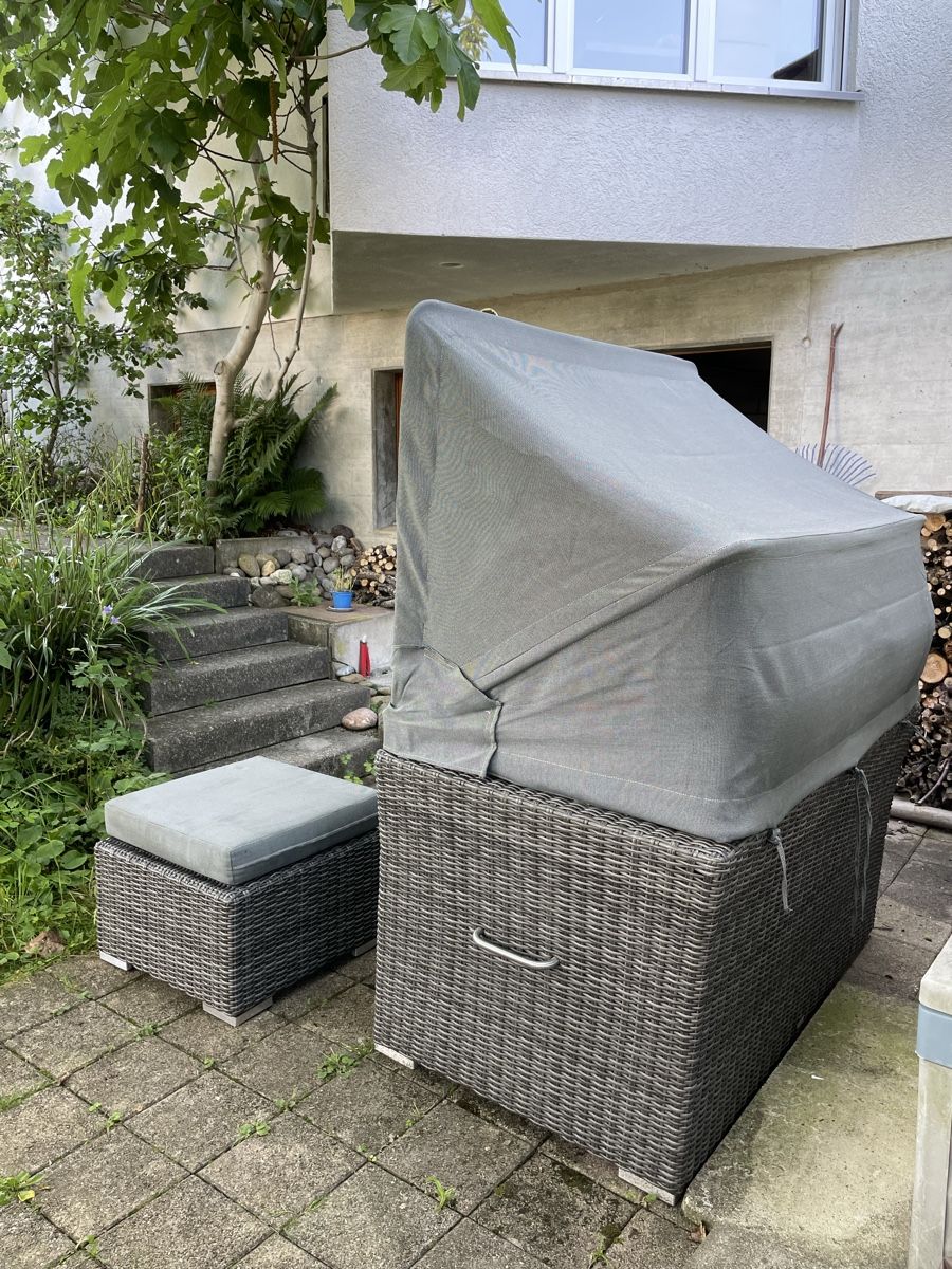Divani: Bequeme Gartenlounge/ Strandkorb – Usato da Wilen b. Wil venduto da Baur7 3