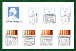 Bund 2009: 250.Geburtstag von Friedrich Schiller, Luxusbrief