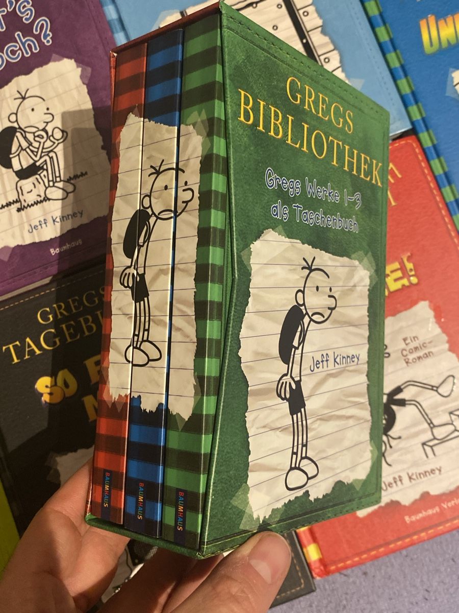 Libri: Gregs Tagebuch Buchset Jeff Kinney - Sammlung – Usato da Basel venduto da spider-loc 1