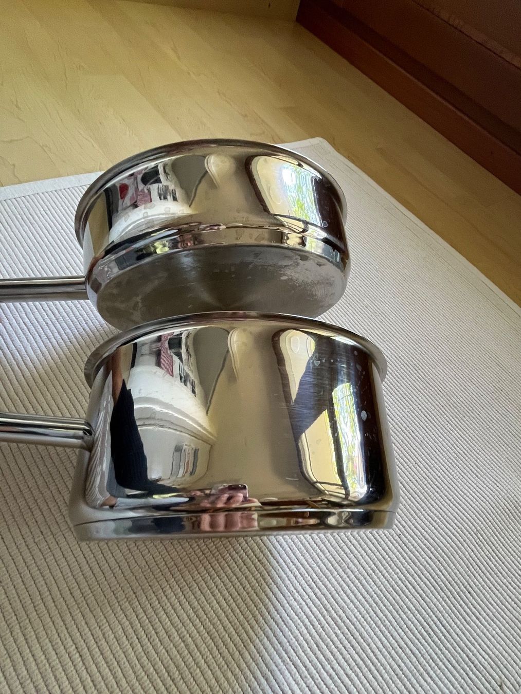 Pentole: 2 Edelstahl Töpfe 18/10 Inox – Usato da Zürich venduto da Gurkis 5