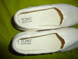 espadrilles semelles compensés pointure 40 beige TOMS wear G