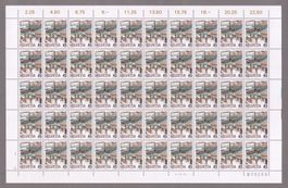 1987_737_POSTSERIE_45 Rp. «SCHIFFSPOST»_Bogen FLUOR ! **