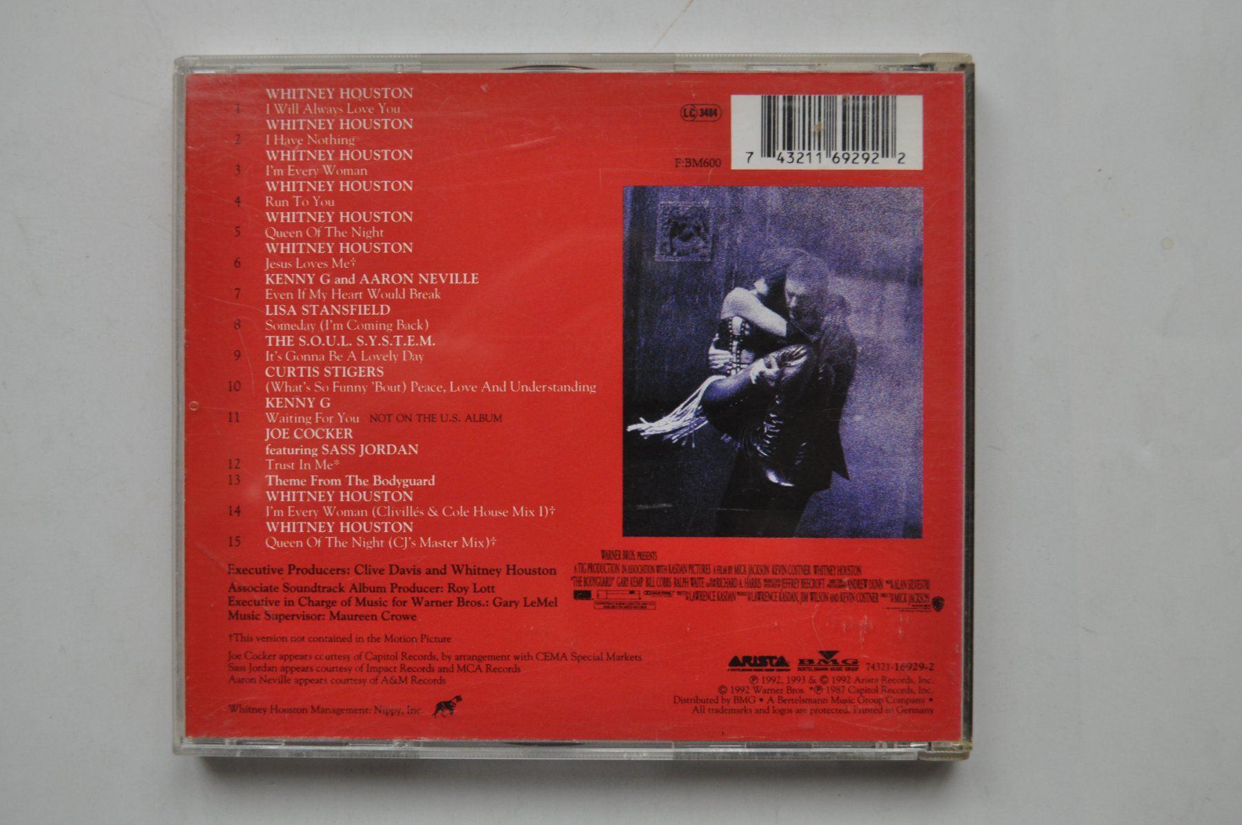 CD: Whitney Houston + Divers - The Bodyguard – Usato da Marin-Epagnier venduto da Vinil68 1