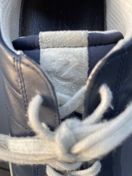 Ecco Scarpe da uomo: Herren Leder Sneakers Ecco Denmark blau, Grösse 43 – Usato da Ennetbaden venduto da miboo 3