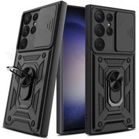 Robuste schwarze Hülle für Galaxy S25,S24,S23,S22,S21