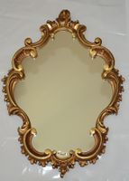 Spiegel Barock-Stil vergoldeter Rahmen 61 x 43 cm