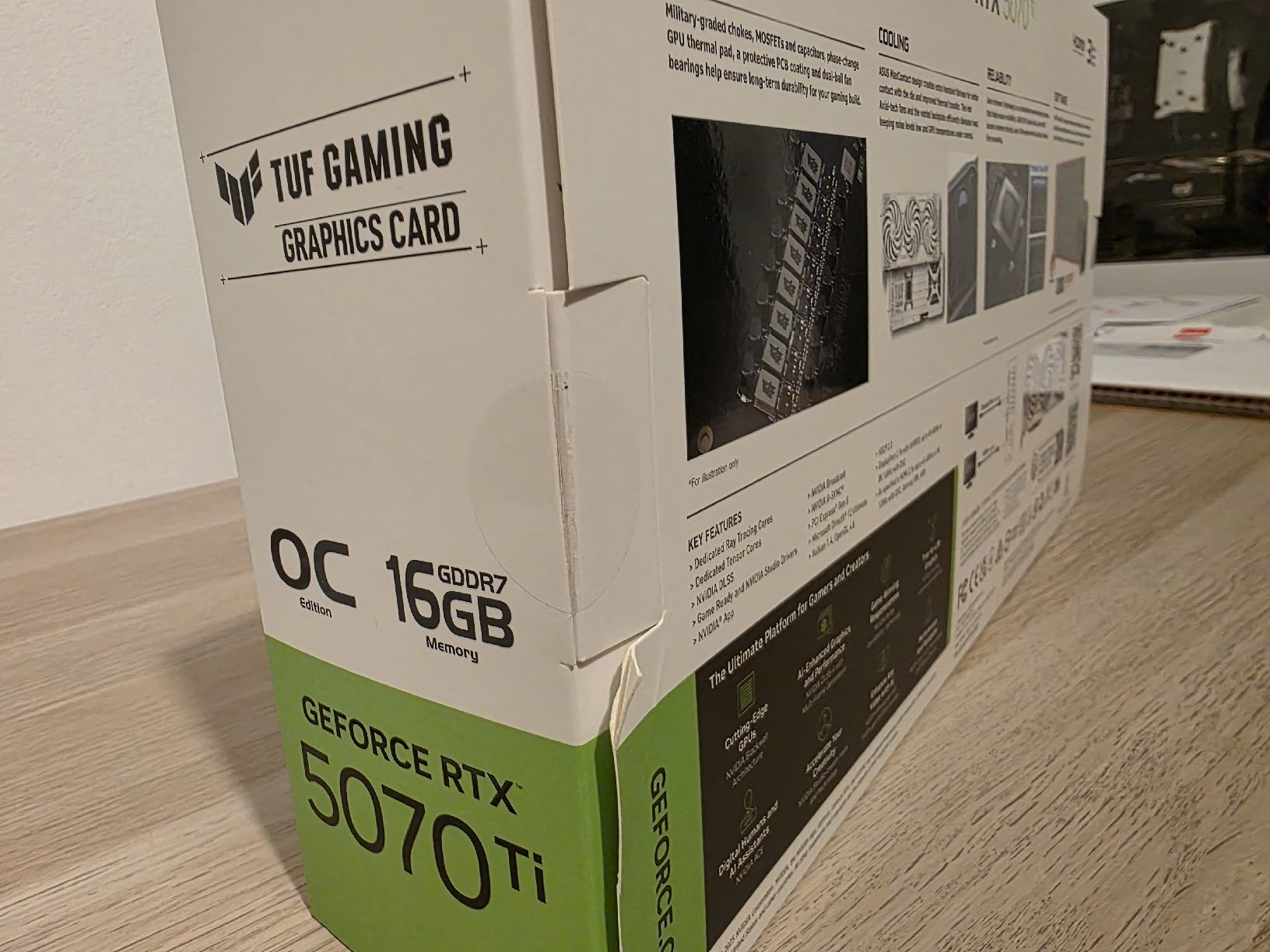 Asus Schede grafiche: Nvidia RTX 5070ti Asus TUF – Nuovo e nell'imballaggio originale da Cortaillod venduto da ioi_7rq6 3