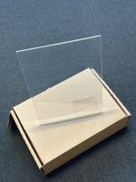 Prospekthalter Acrylglas transparent ungebrauchter Zustand