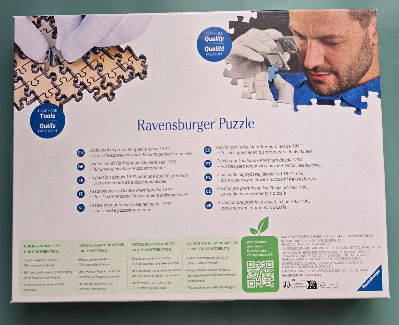 Ravensburger Puzzle: Puzzle  Camping unter dem Kosmos Ravensburger – Usato da Rheinau venduto da MakalekaAloha 3