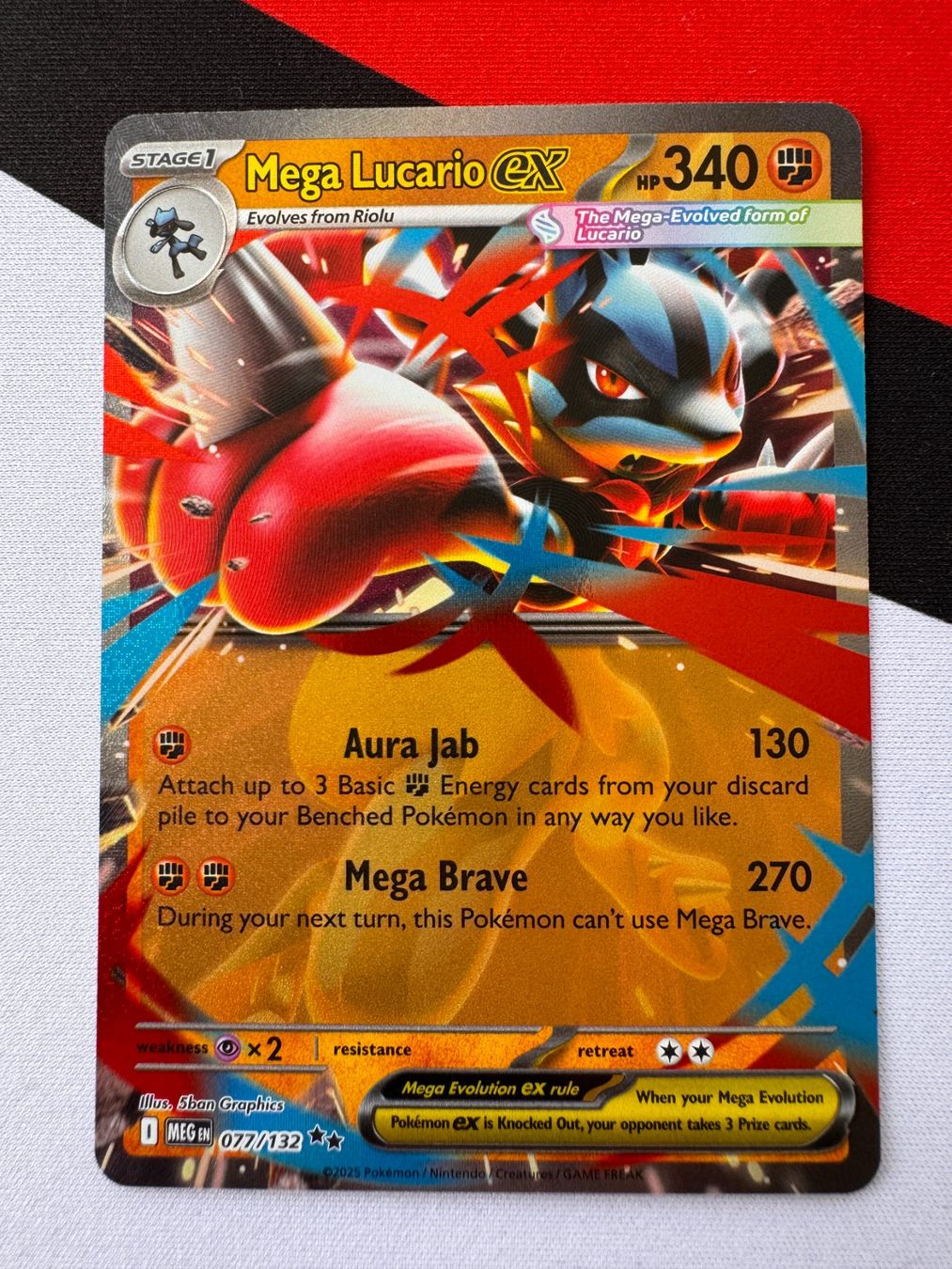 Pokémon Carte collezionabili: Pokémon TCG - Mega Lucario ex (MEG077) Mega Evolution EN – Nuovo (secondo la descrizione) da Oberwil BL venduto da Chelsea26 1