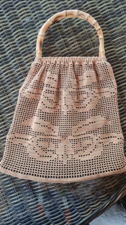 Vintage Unikat Tasche handangefertigt neu