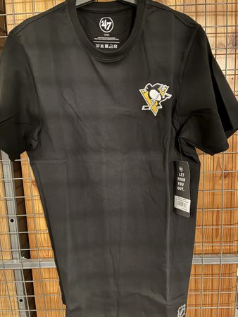 47 Brand Pittsburgh Penguins T-Shirt Jet Black Grösse L neu