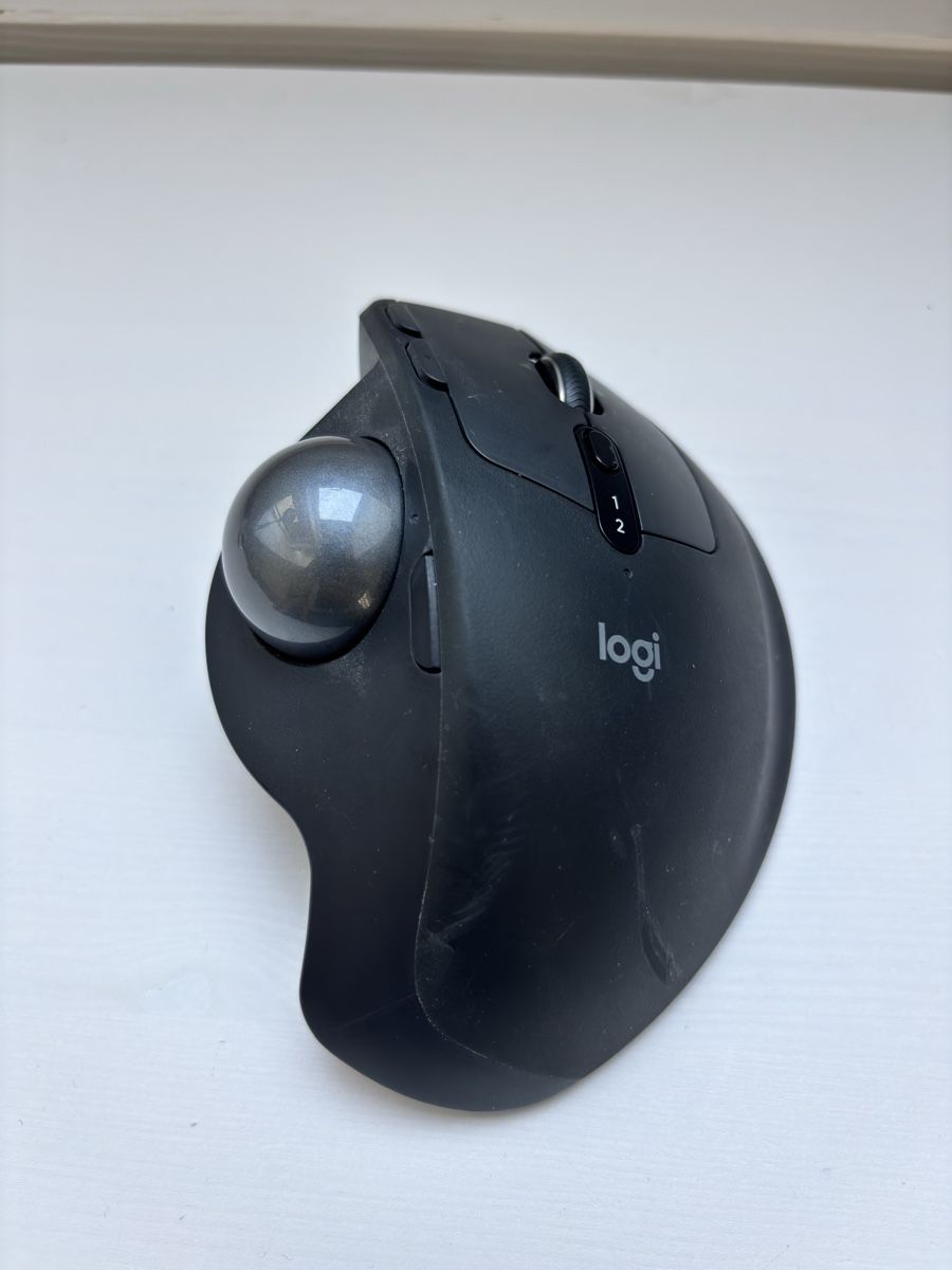Logitech Mouse: Logitech MX Ergo Wireless Trackball Mouse - Black – Usato da Basel venduto da pp5_dg76