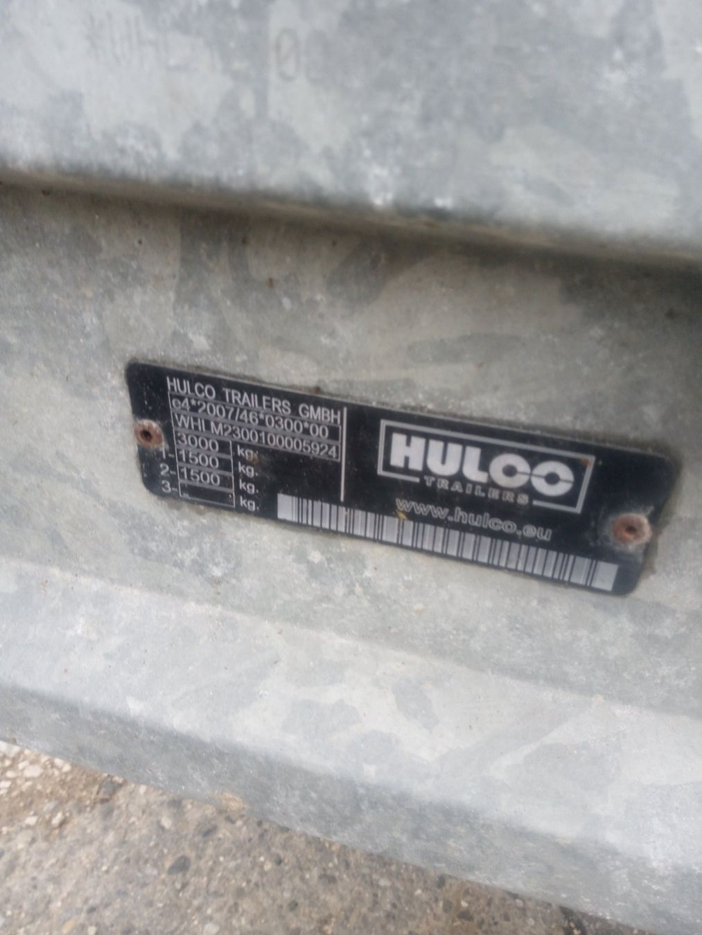 Hulco Rimorchi: Auto Anhänger 3 Tonnen Hulco – Usato da Rüttenen venduto da Dart4 2