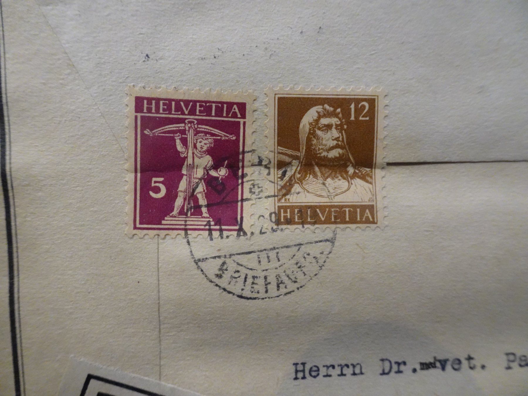 Alle Briefmarken: 11.X.29.SPEZIALBRIEF; ZUMSTEIN BRIEFMARKEN BERN; CHARGE – Gebraucht aus Eschenbach SG von eDaisy 1