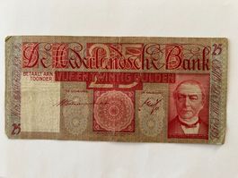 Niederlande (Holland) 1938, 25 Gulden