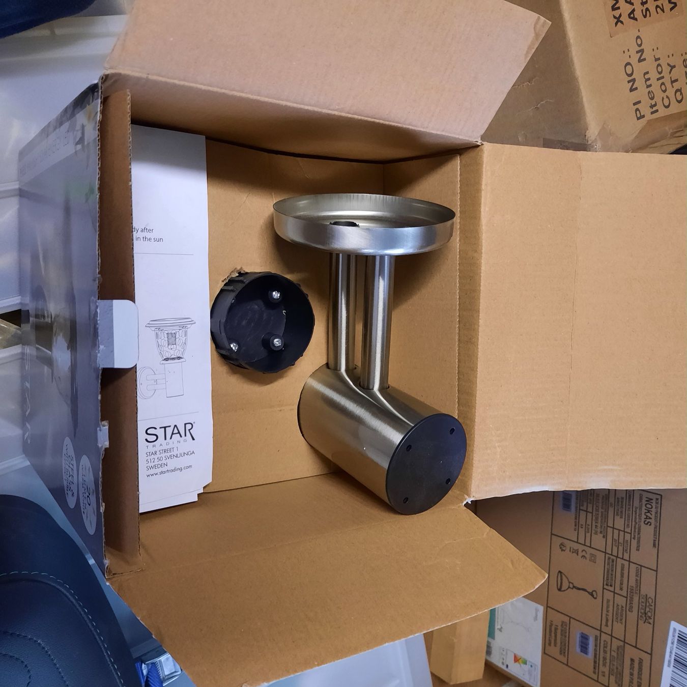 Lampade: Eingangslampe Außen Lampe LED-Solar-Wand-/Wegeleuchte – Nuovo e nell'imballaggio originale da Widnau venduto da Senna7 1