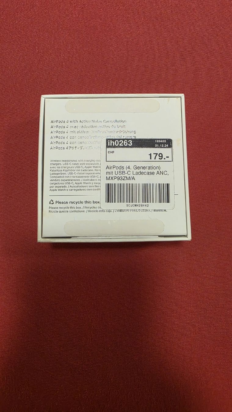 Apple Casques audio: AirPods Gen.4  – D'occasion à Zug par SZC. 1