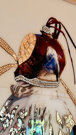 Visionnaire Falco Michele Astolfi Kunstwerk Swarovski 170cm