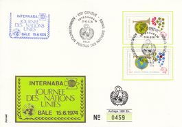 1974 Internaba 1211 Genève Journee des Nations Unies