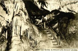Boncourt - les grottes de Milandre c1910