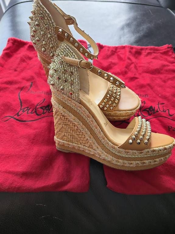 Christian Louboutin Scarpe da donna: Sandale a plate-forme Louboutin – Usato da Mont-la-Ville venduto da Suain_ 2