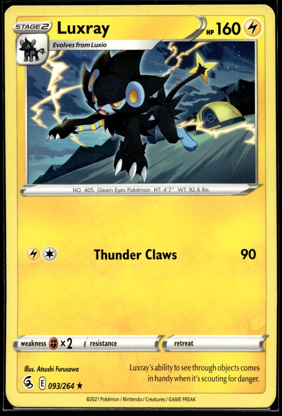 Pokémon Carte collezionabili: Luxray (FST EN 093/264) – Usato da Affoltern am Albis venduto da Chiesa_5