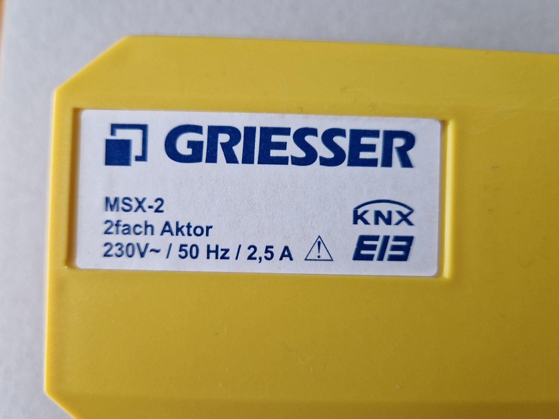 Elektronikbauteile: Griesser KNX Aktor MSX 2 – Gebraucht aus Steinen von Stromer14 1
