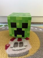 Minecraft Creeper Lampe grün quadratisch guter Zustand
