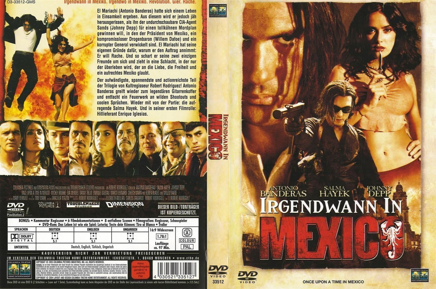 Tutti i DVDs: IRGENDWANN IN MEXIKO DVD – Usato da Basel venduto da verano1000