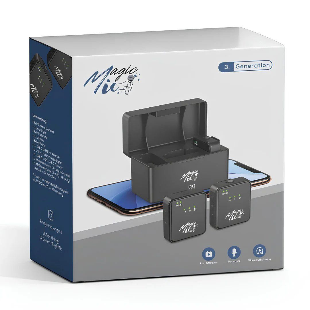 Microfoni: MagicMic 3. Generation – Ansteck-Mikrofon – Nuovo (secondo la descrizione) da Buochs venduto da Theo-Bissig