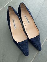 Manolo Blahnik Schuhe, dunkelblau, Gr. 40, Top Zustand!