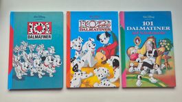 101 Dalmatiner   *   3 Bücher  💙🦴🩷   Walt Disney   Paket