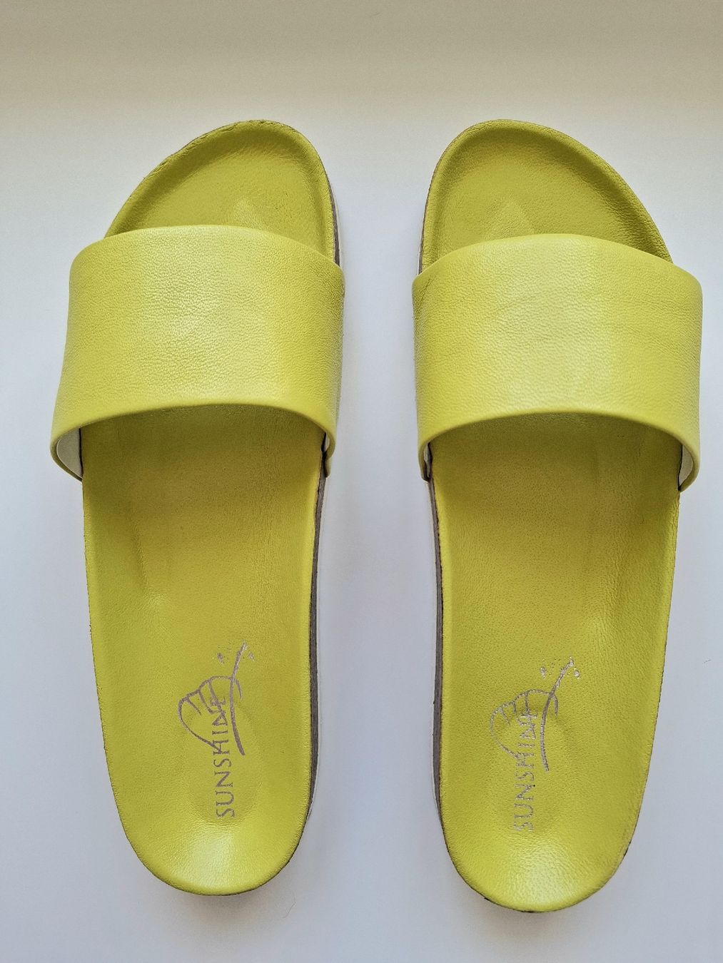 Chaussures femmes: Sunshine Pantoletten Leder_Grösse 41  – D'occasion à Brugg AG par das_2ypf 1